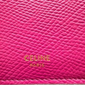 Celine Pink Zip Card Holder | Leather | Authentic | Very Good Condition ✨